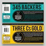 345 Backers and Three Cs Gold Bottle Labels