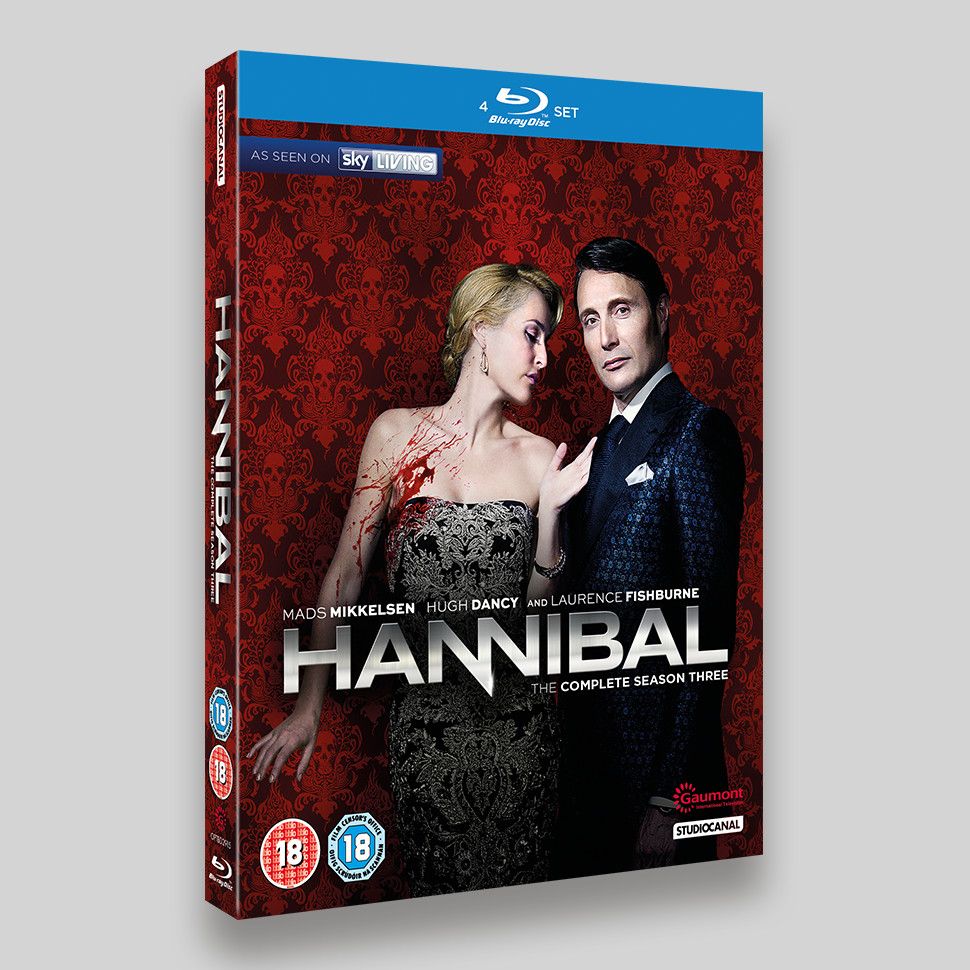 Hannibal Season 3 Blu-ray Slipcase Packaging