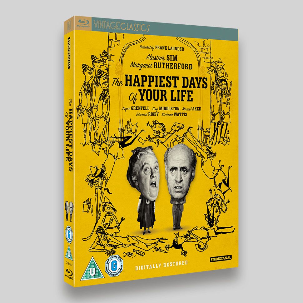 The Happiest Days Of Your Life Bluray and DVD Packaging Rogue Four Design