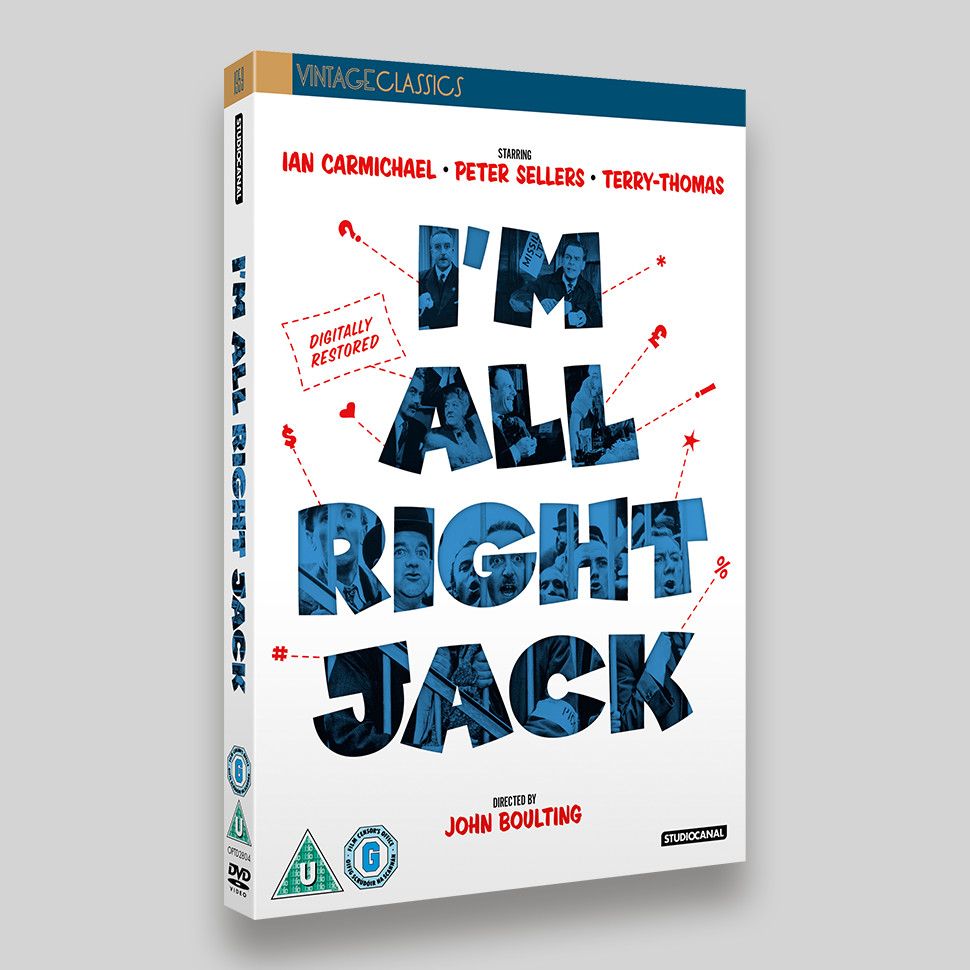 I'm All Right Jack DVD O-ring Packaging