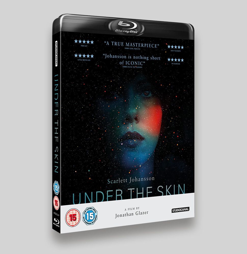 Under The Skin Blu-ray and DVD sleeves