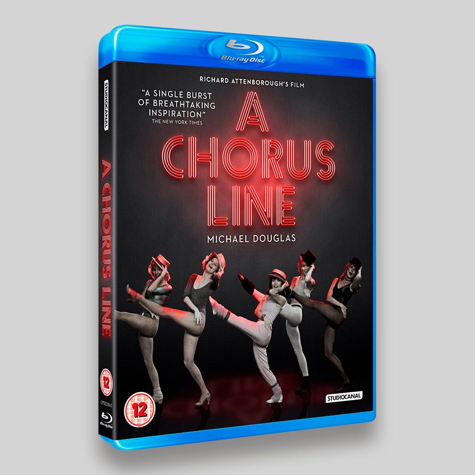 A Chorus Line Blu-ray and DVD packaging