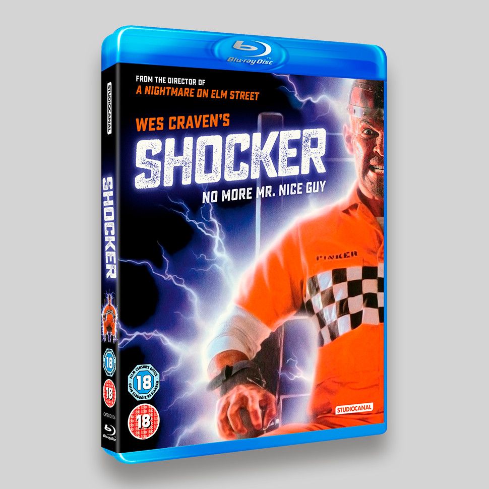 Shocker Blu-ray and DVD Packaging