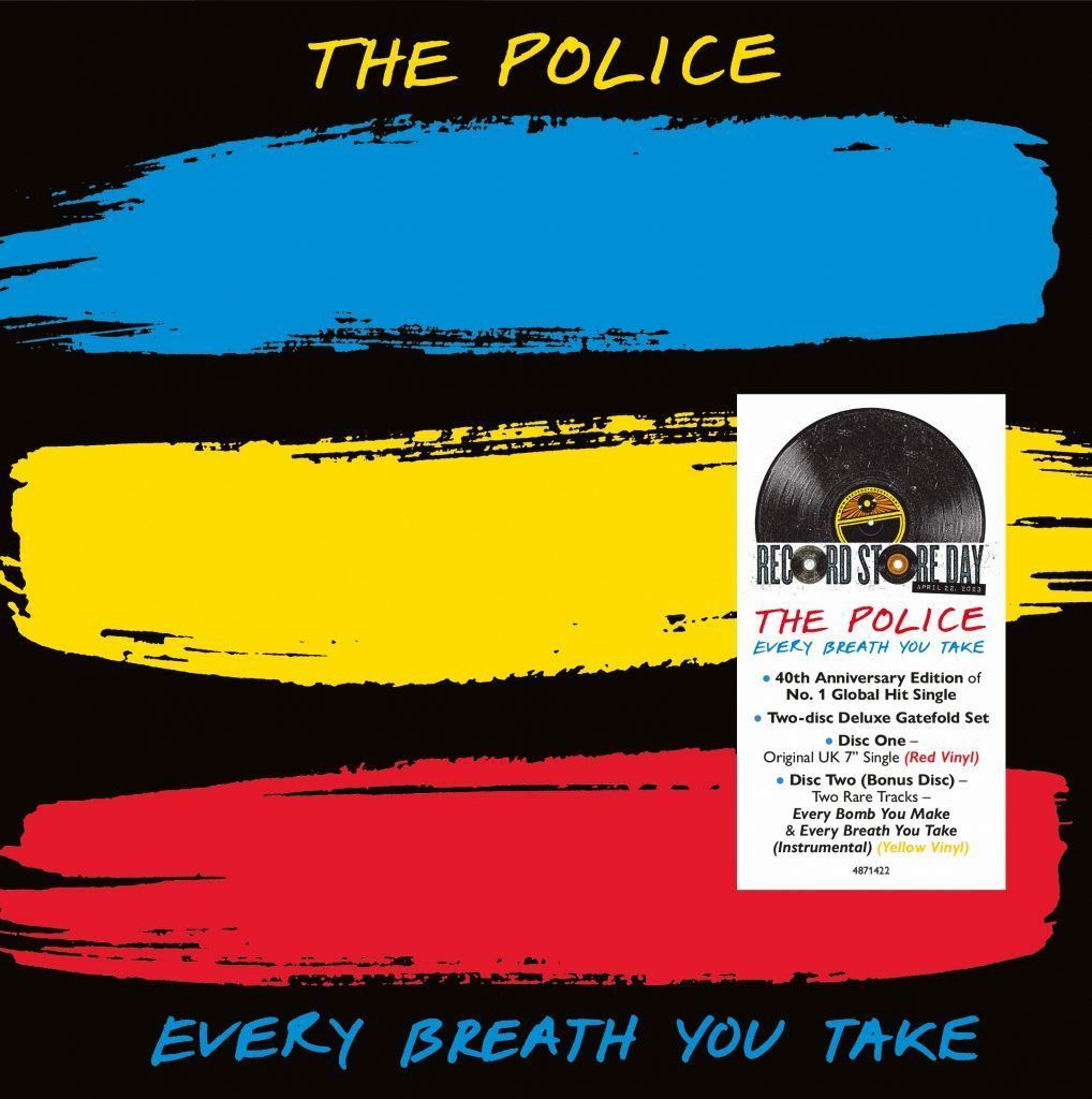 The Police 'Every Breath You Take' 7inch Vinyl RSD 2023 Front Cover