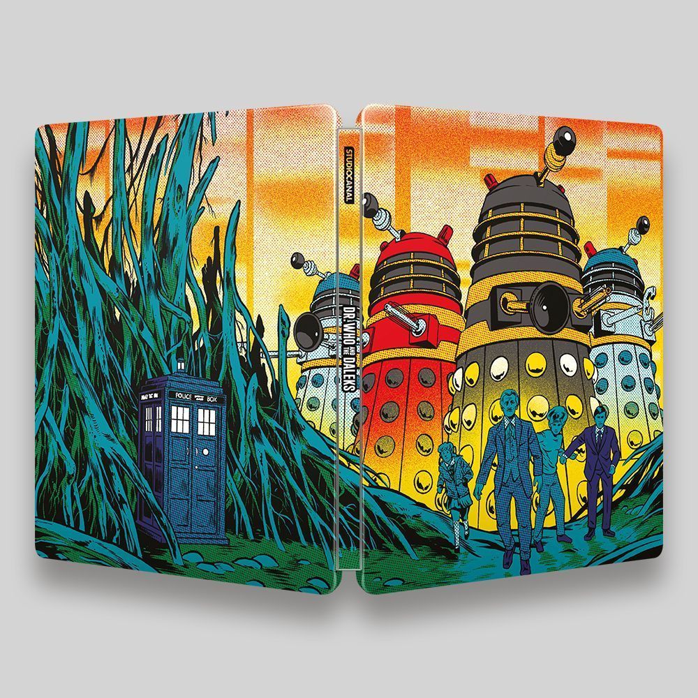Dr Who And The Daleks Steelbook Front and Back