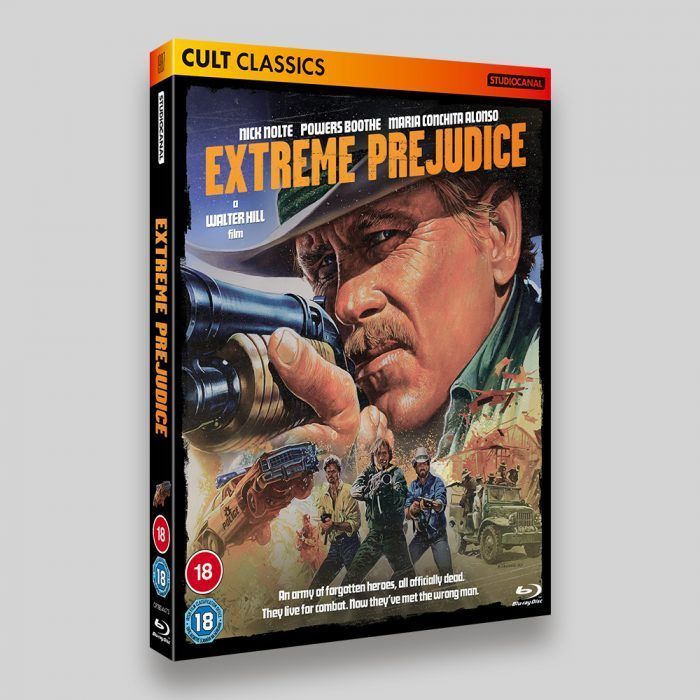 Extreme Prejudice Blu-ray O-ring Packaging