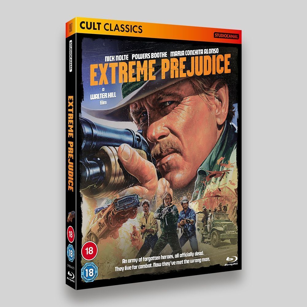 Extreme Prejudice Blu-ray O-ring Packaging