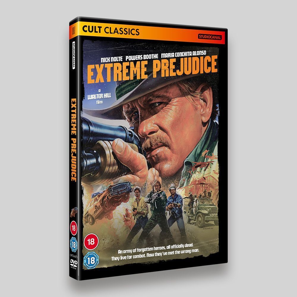 Extreme Prejudice DVD  Packaging