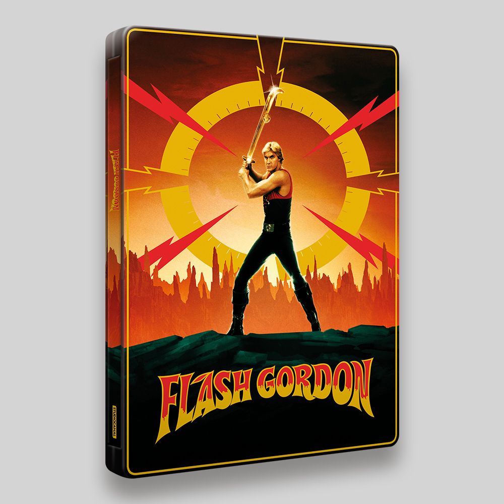 Flash Gordon Steelbook Front and Spine Packaging