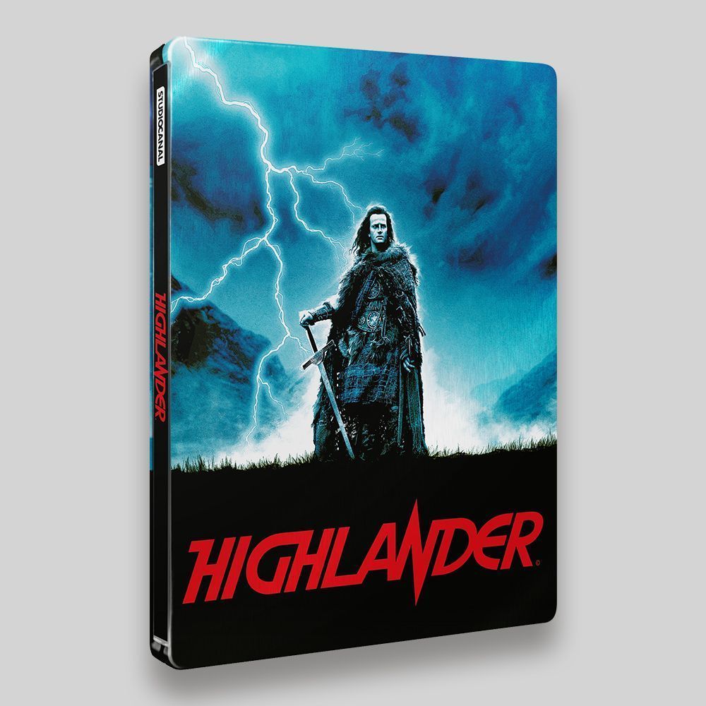 Highlander UHD Blu-ray Steelbook Packaging