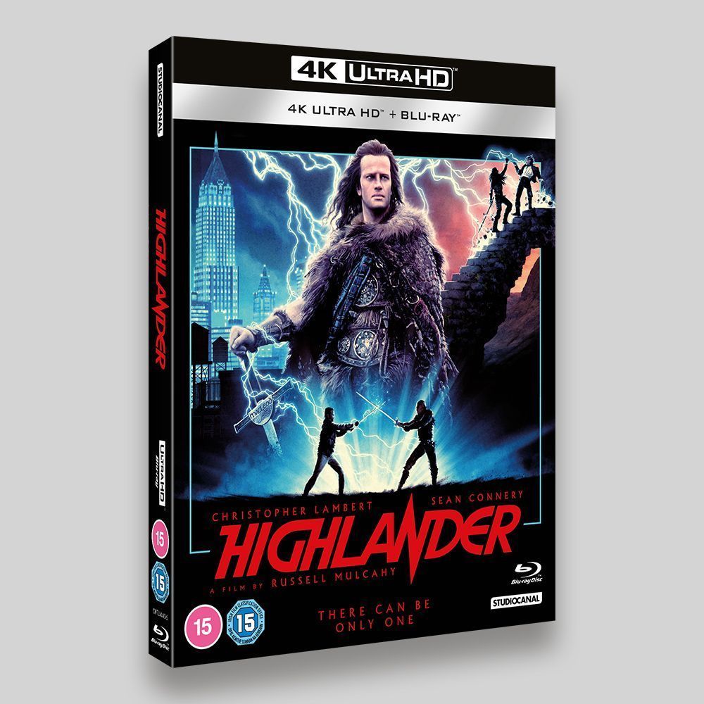 Highlander UHD Blu-ray O-ring Packaging