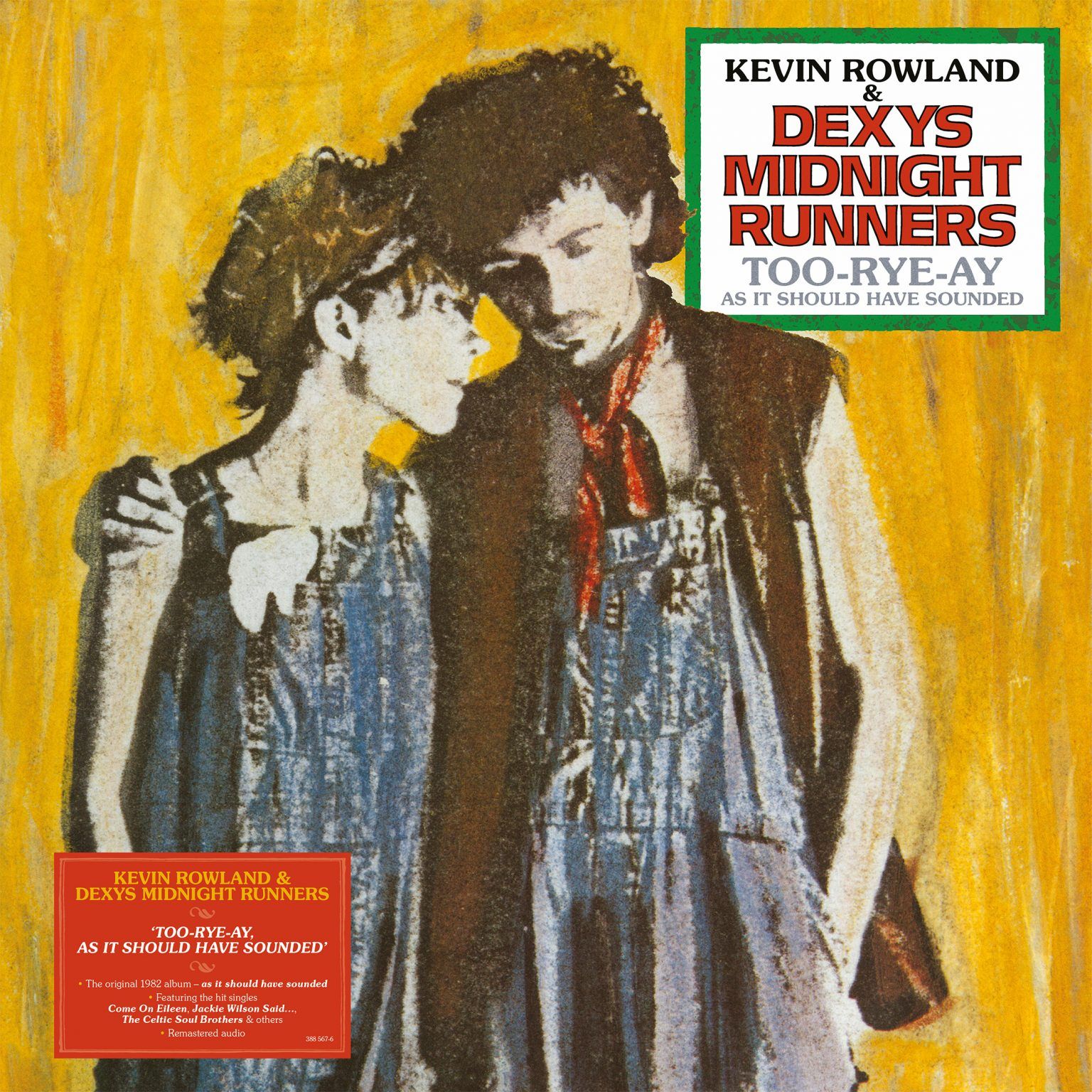 Kevin Rowland and Dexys Midnight Runners Too-Rye-Ay Cover with sticker