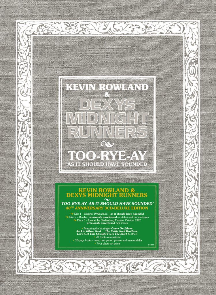 Kevin Rowland and Dexys Midnight Runners Too-Rye-Ay CD Boxset front cover with sticker