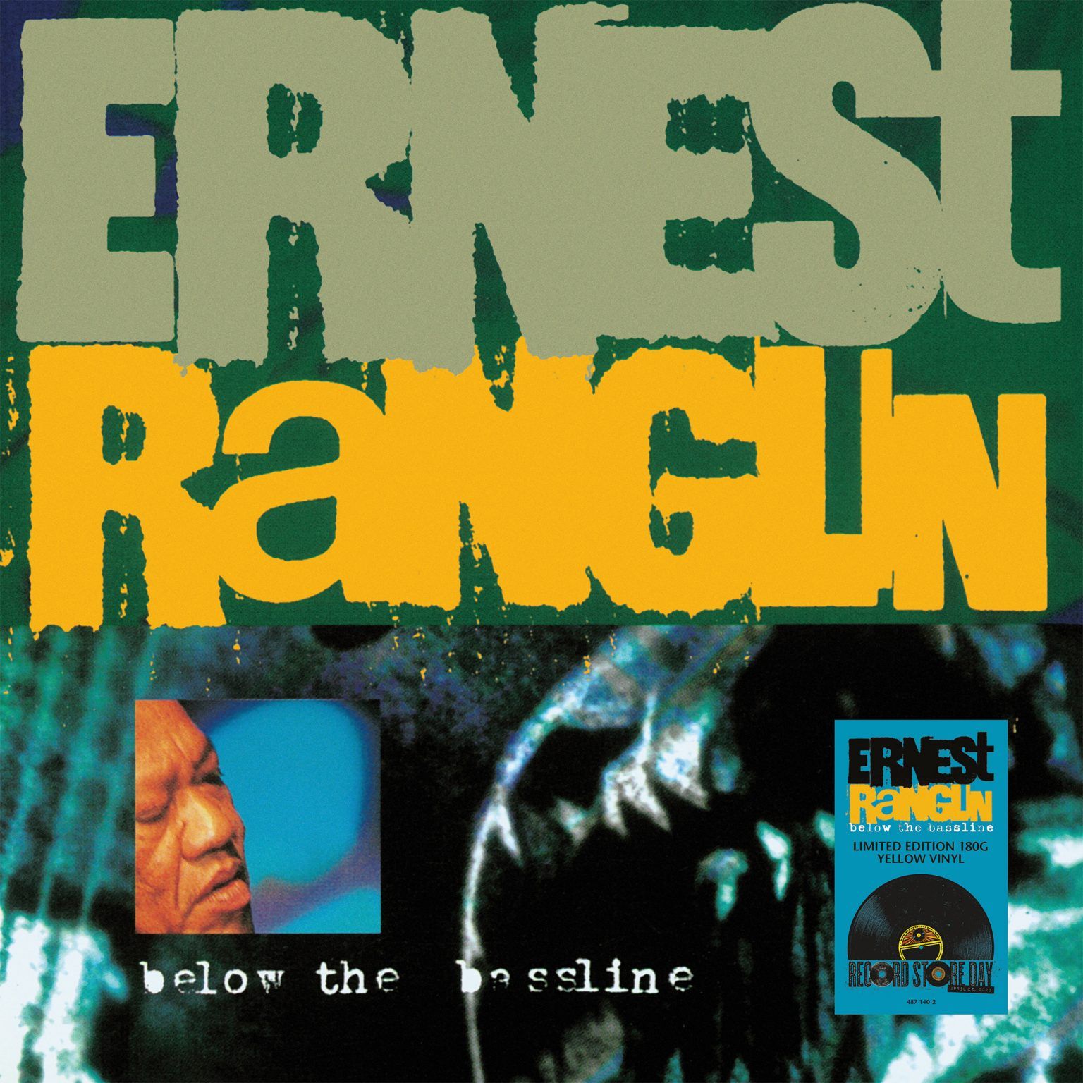 Ernest Ranglin Below The Bassline cover with sticker