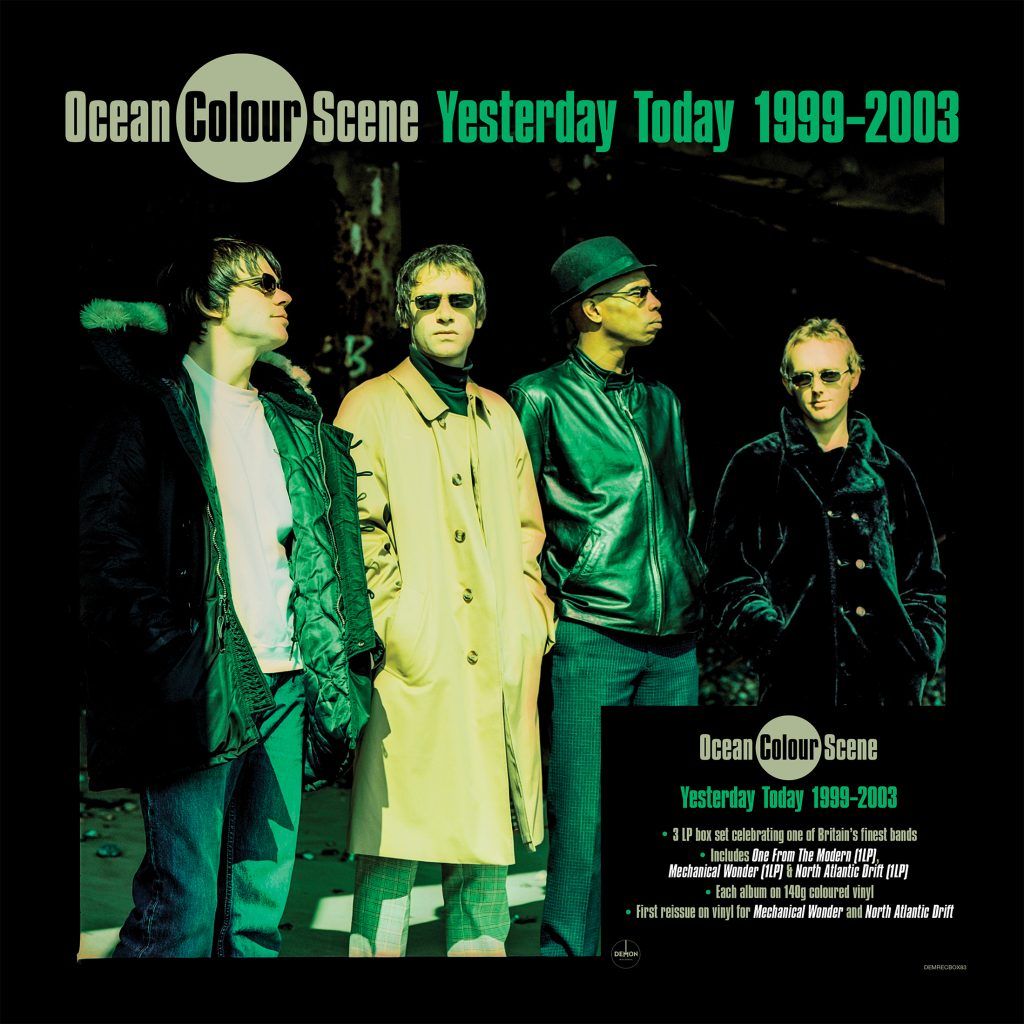 DEMRECBOX83 Ocean Colour Scene Yesterday Today 1999-2003 cover with sticker