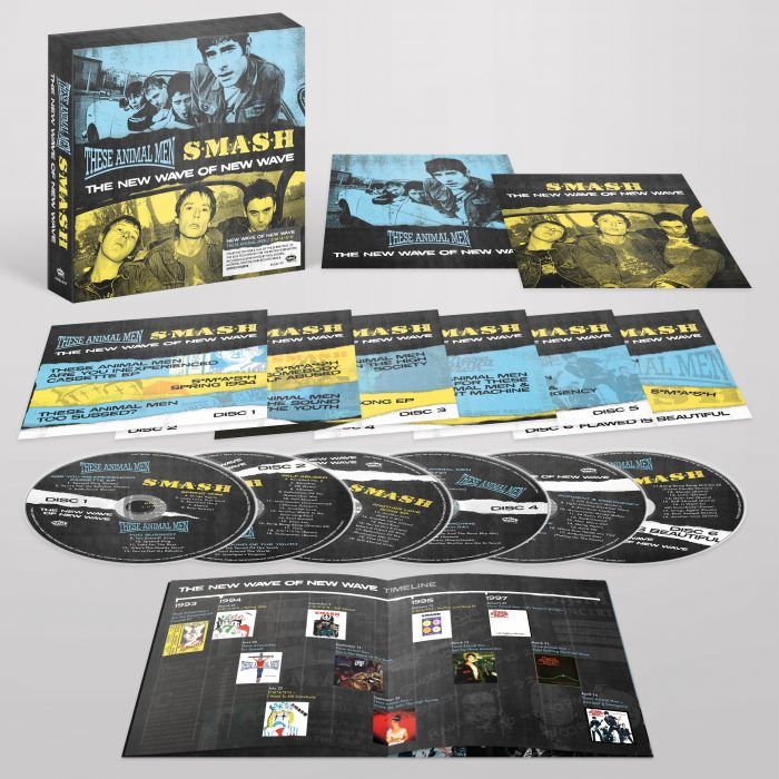 These Animal Men and S*M*A*S*H The New Wave Of New Wave Limited Edition 6CD Boxset 3D with sticker
