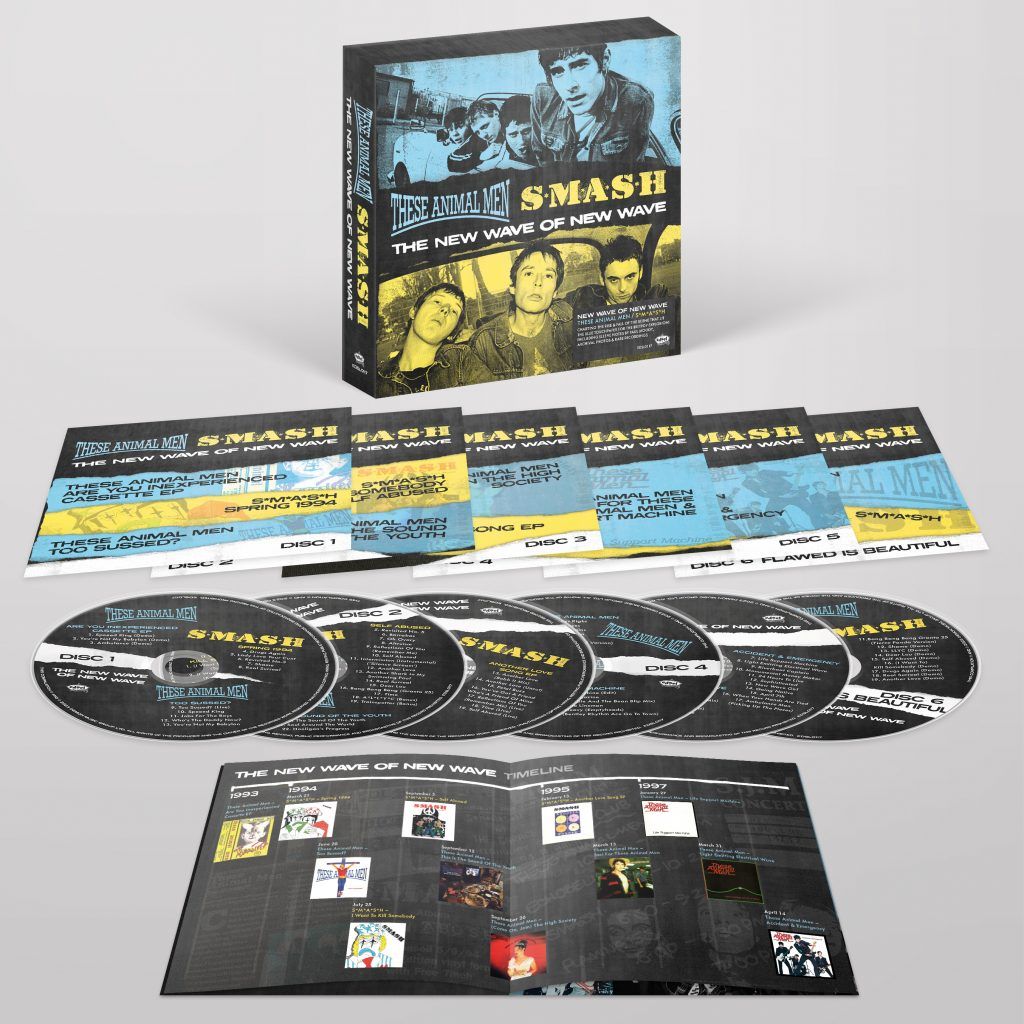 These Animal Men and S*M*A*S*H The New Wave Of New Wave 6CD Boxset 3D with sticker