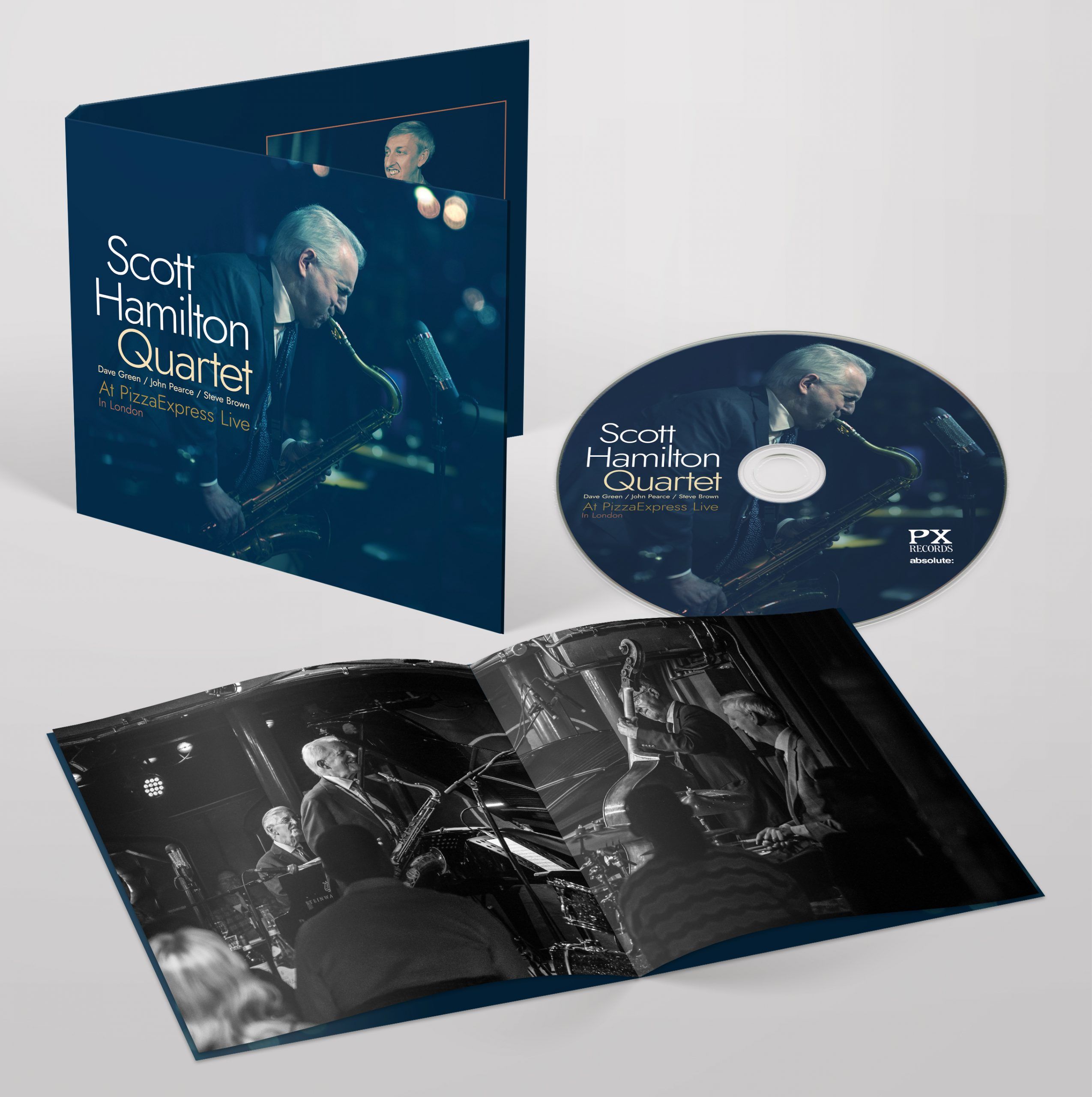 Scott Hamilton Quartet ‘At PizzaExpress Live in London’ LP and CD
