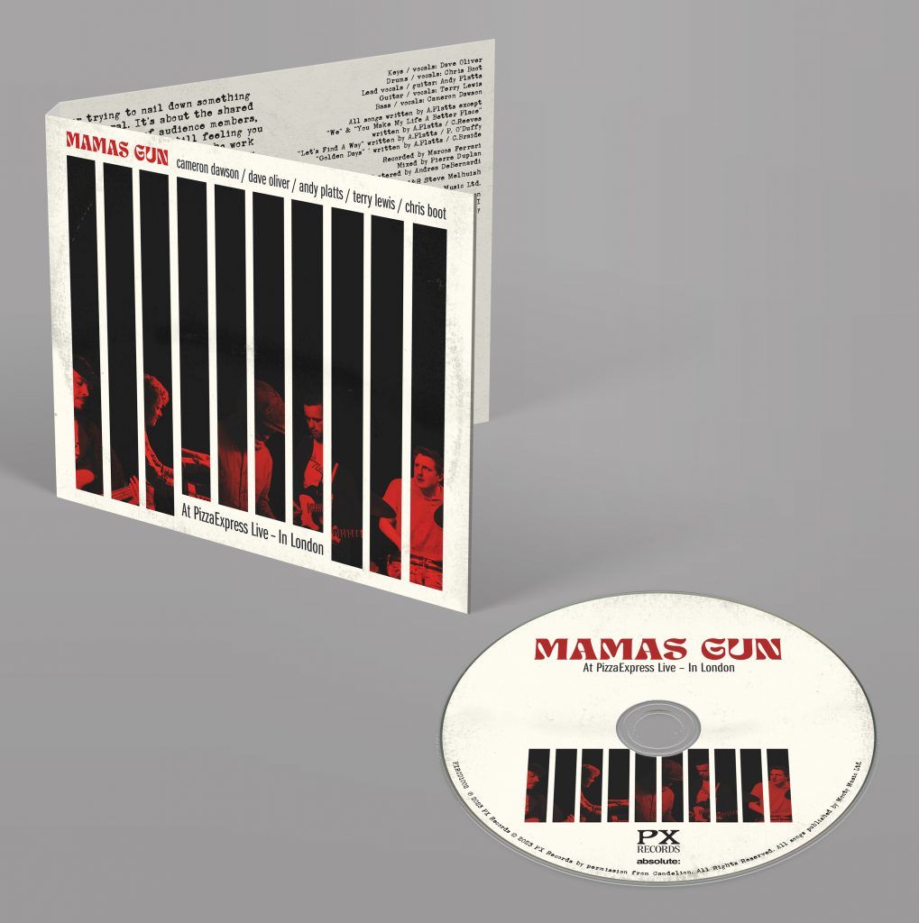 PXRCD1002 Mamas Gun At PizzaExpress Live In London CD 3D